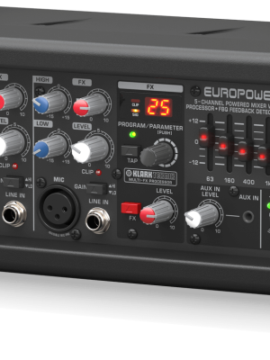 Consola Mixer potenciada Behringer PMP550M 500w 5 canales