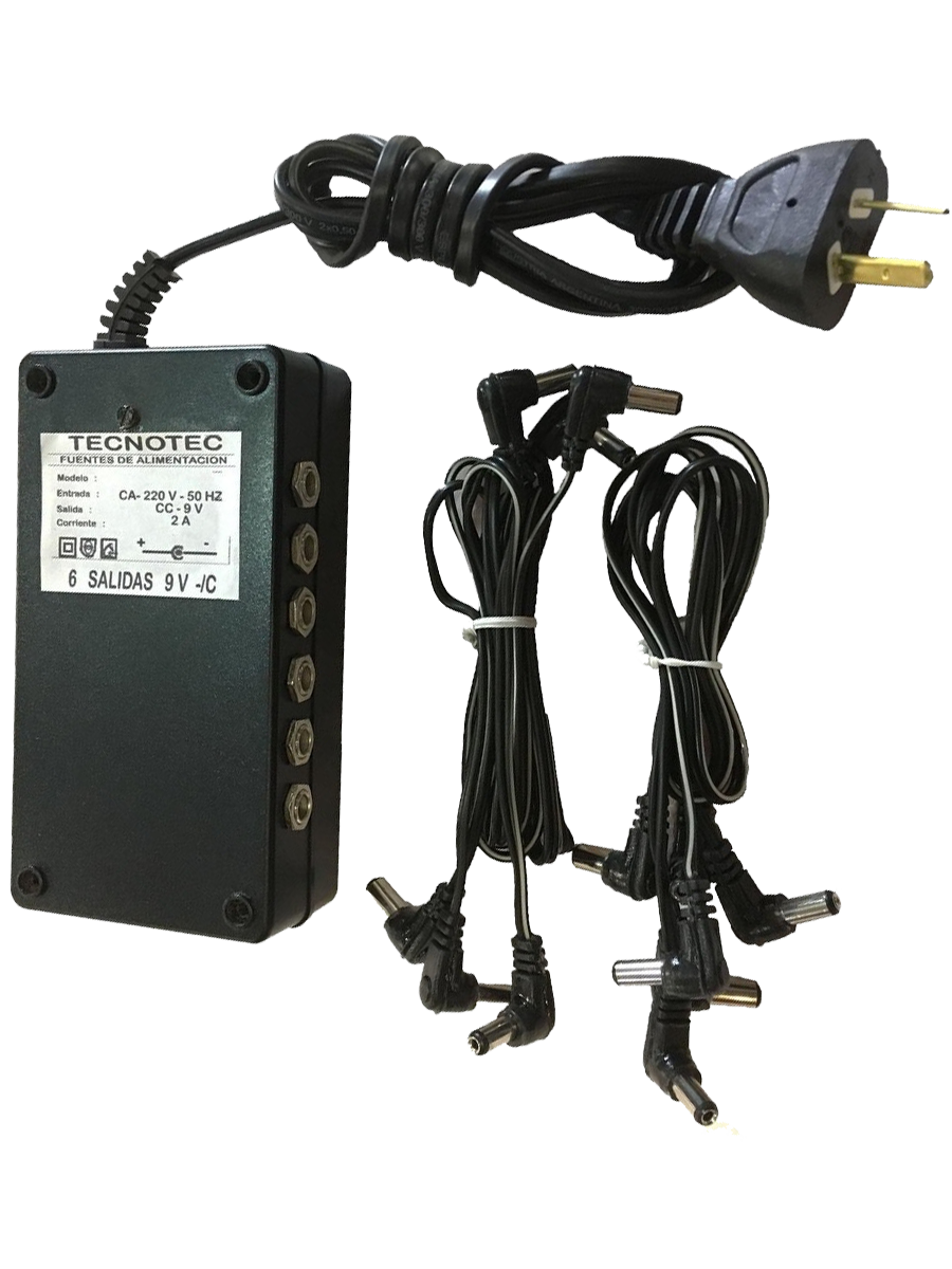 Transformador Fuente de Alimentacion Multiple 8 Tecnotec