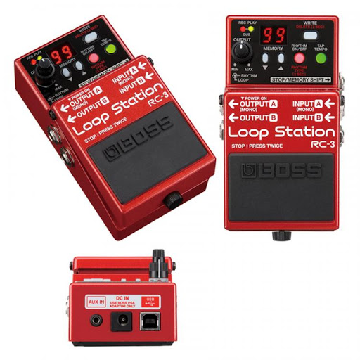 Boss RC3 Loop Station Gold Top