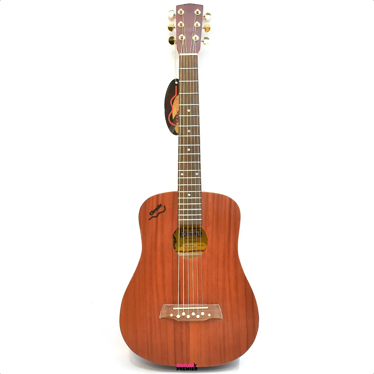 Guitarra ElectroAcustica Gracia Travel Caoba De Viaje Mini - Image 3