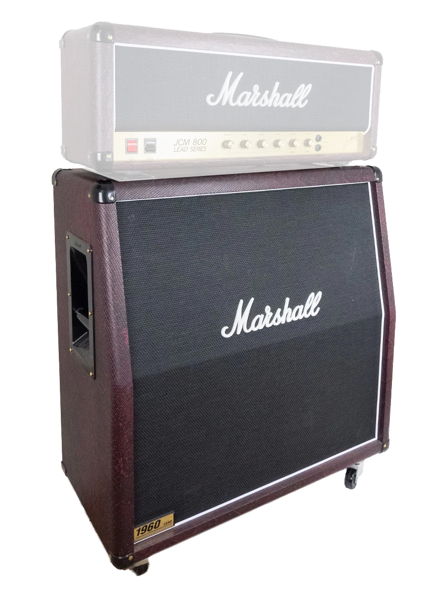 Caja Marshall 1960 AD 19 4x12 BurgundySnakeskin - Image 3