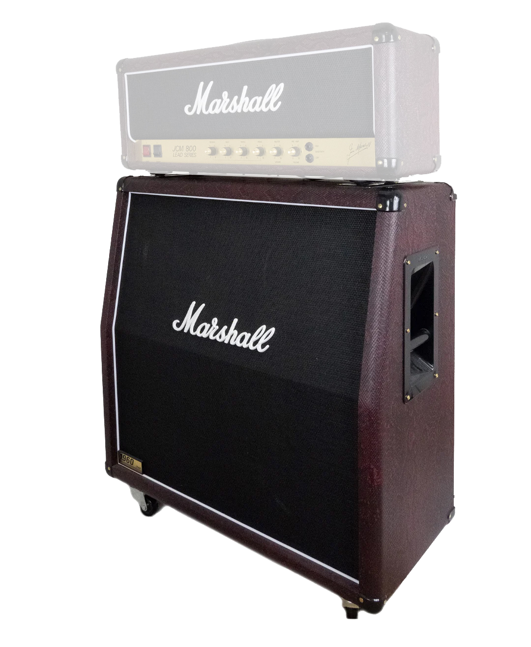 Caja Marshall 1960 AD 19 4x12 BurgundySnakeskin - Image 2