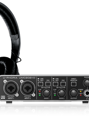 Kit Grabacion Behringer U-PHORIA STUDIO PRO