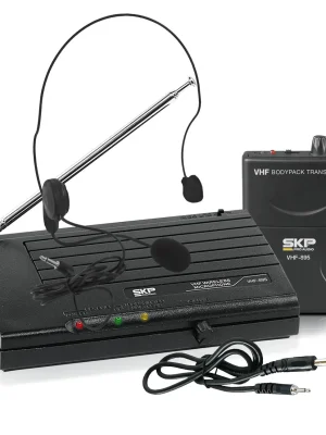 SKP VHF 895 Microfono Inalambrico Vincha Headset