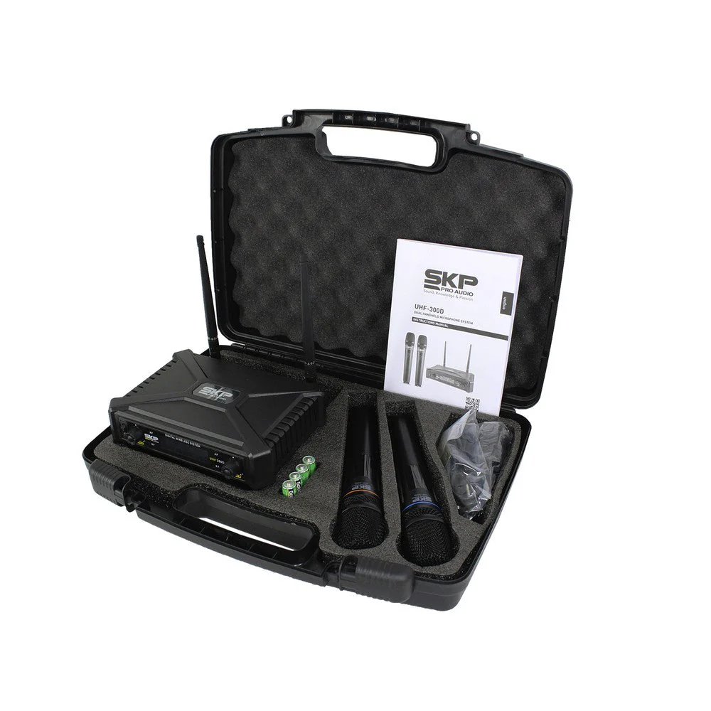SKP UHF 300D Set de 2 microfonos inalámbricos digitales - Image 3