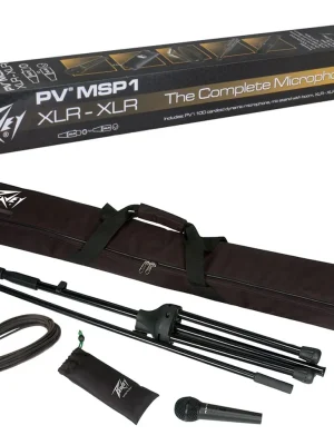 Peavey PV-MSP1 Combo Microfono Dinamico PVI100 + Soporte + Cable