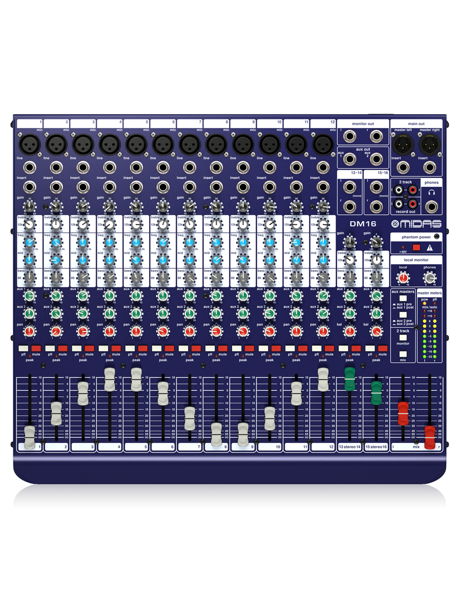 MIDAS DM16 Consola Mixer Digital 16 entradas