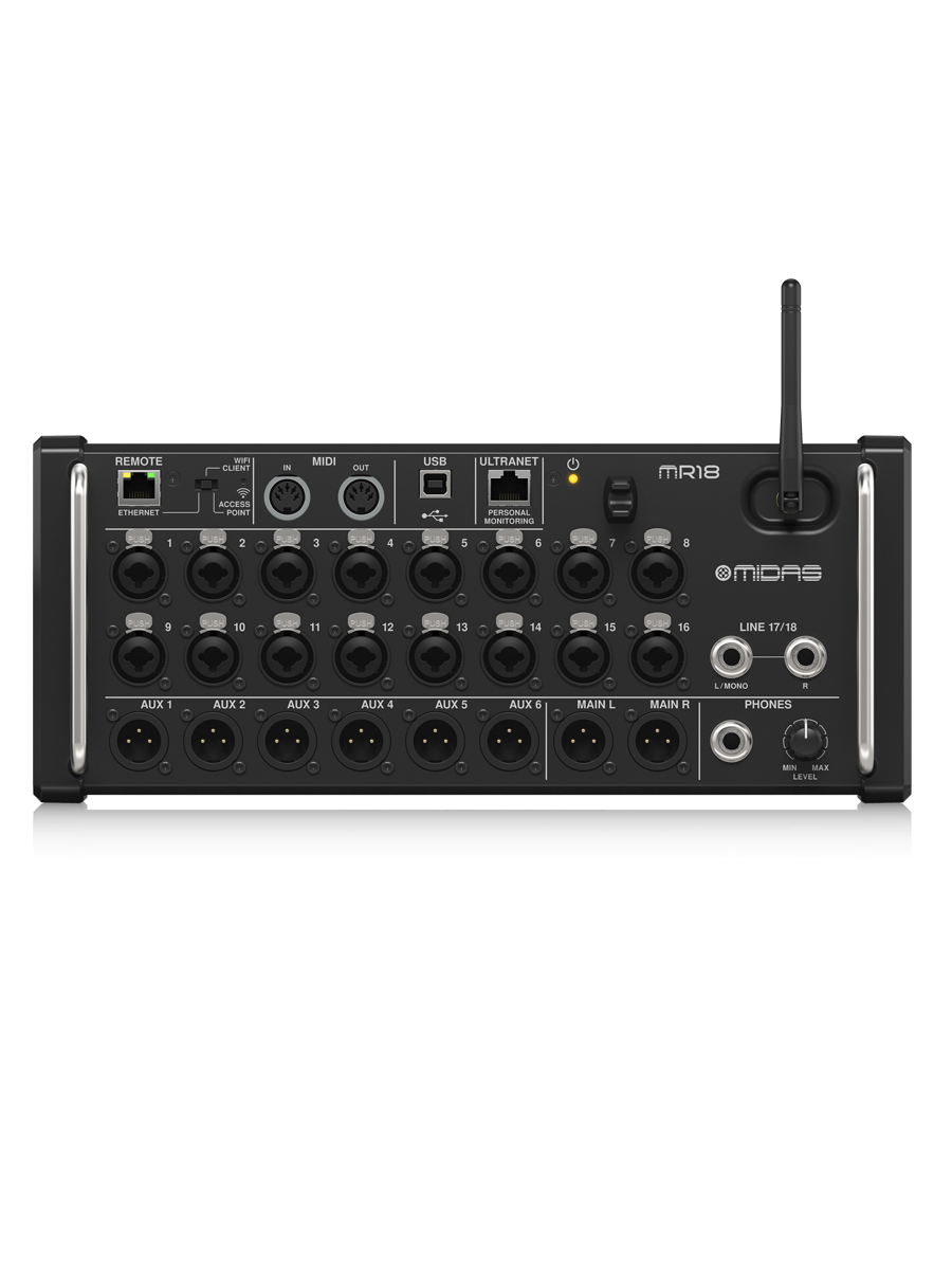 MIDAS MR18 Consola Mixer Digital 18 entradas