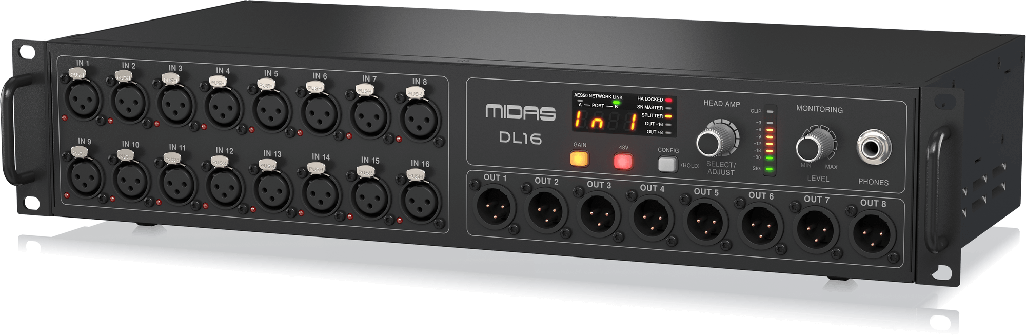 MIDAS DL16 Manguera Digital 18 entradas