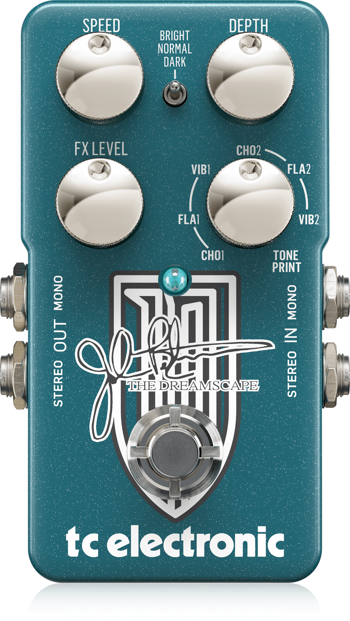 TC Electronic The Dreamscape Pedal con múltiples tipos de modulación, interruptor de voz y TonePrints integrados - Image 4