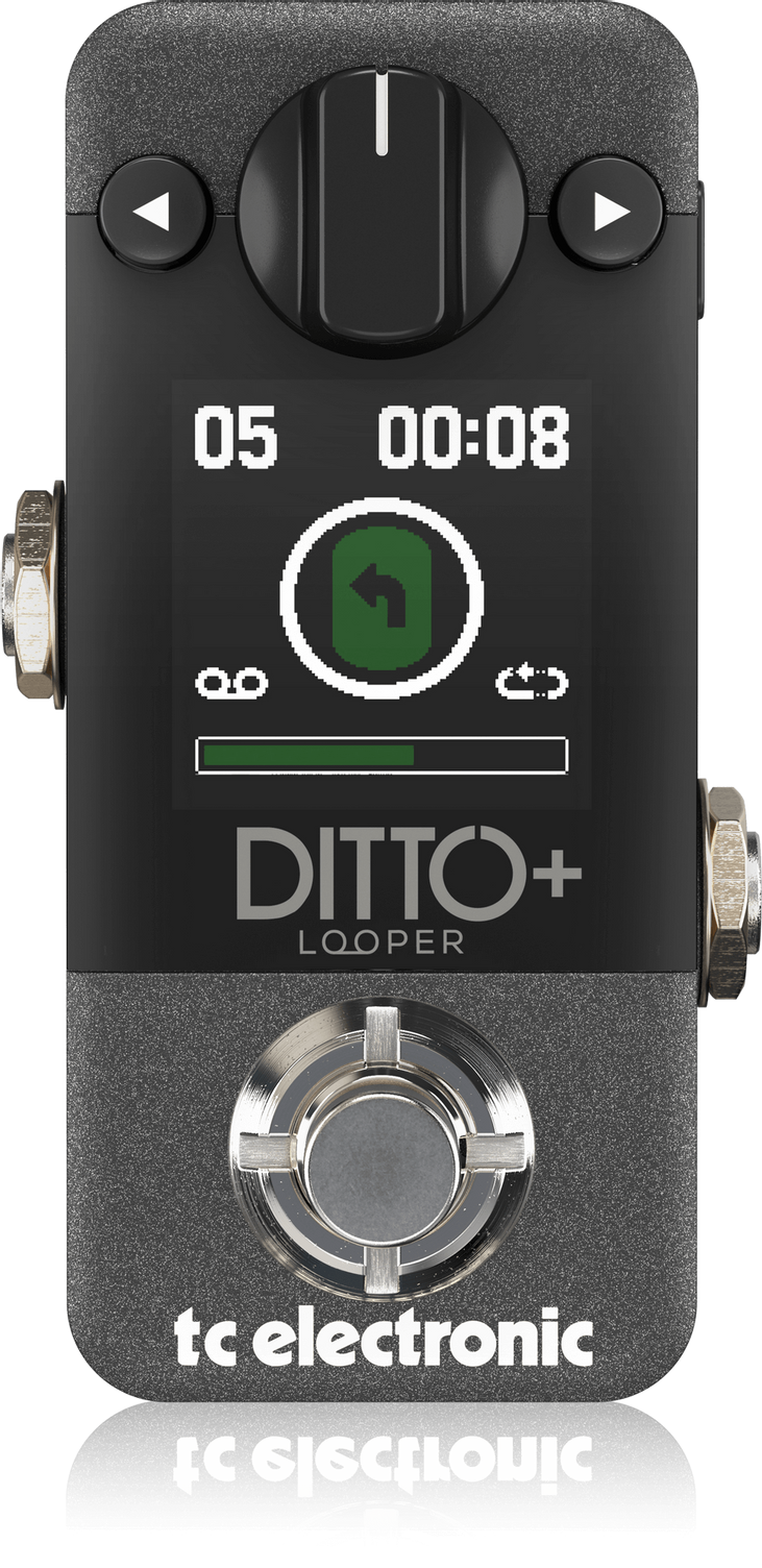 TC Electronic DITTO + LOOPER Pedal de bucle multisesión de última generación con 99 ranuras de bucle, 60min de tiempo de grabación, 2 modos de bucle y posibilidad de importar y exportar pistas de acompañamiento y sesiones de bucle - Image 4