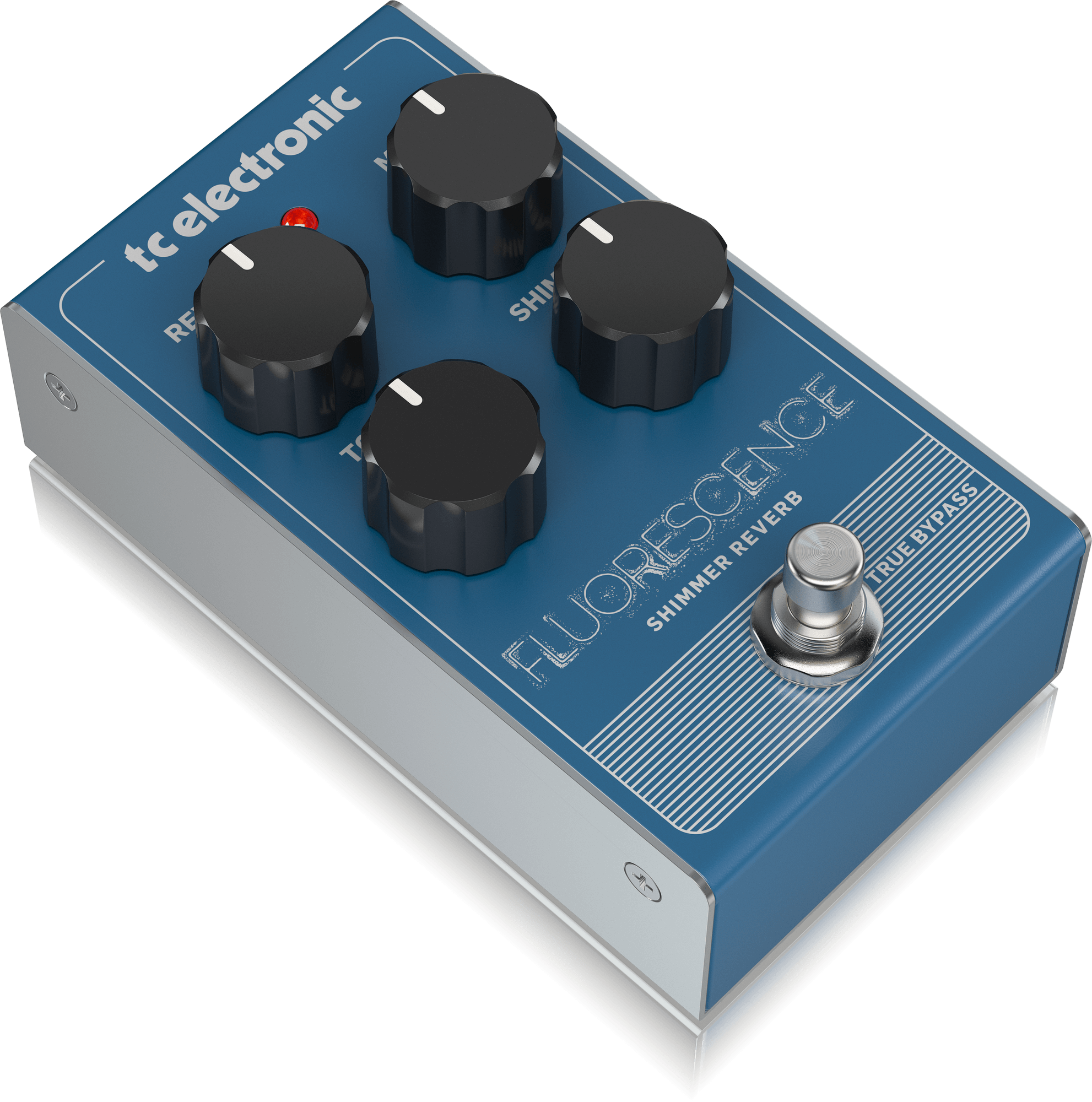 TC Electronic FLUORESCENCE SHIMMER REVERB Pedal de reverberación brillante con interfaz intuitiva de 4 perillas para sonidos de reverberación modernos y estéreos - Image 5