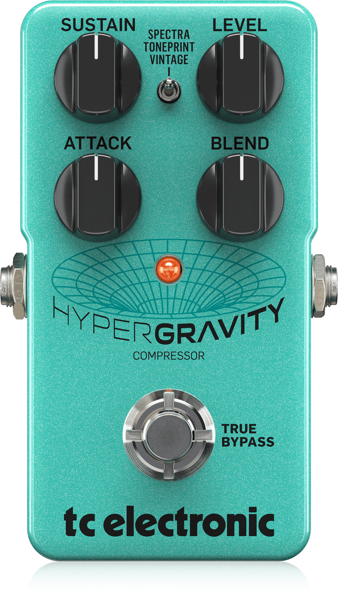 TC Electronic HYPERGRAVITY COMPRESSOR Pedal de compresión multibanda excepcional con modo compresor vintage y TonePrints integrados - Image 5
