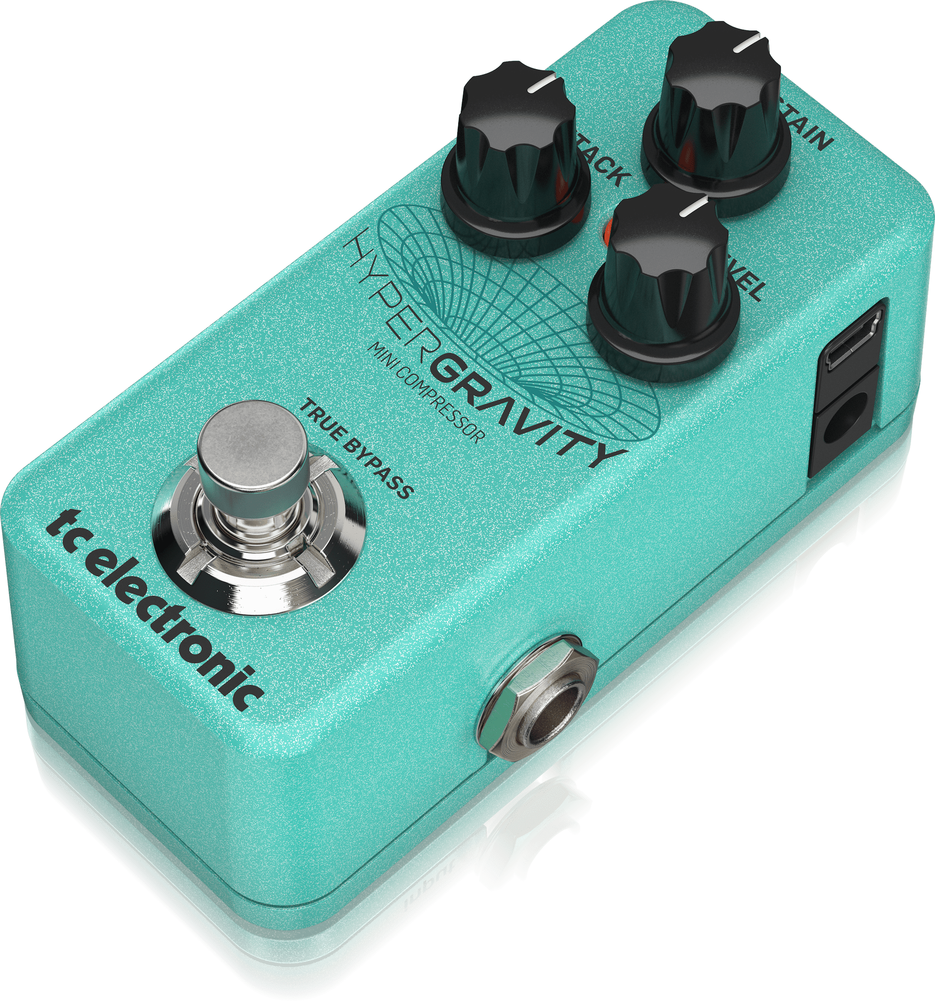 TC Electronic HYPERGRAVITY MINI COMPRESSOR Compresión multibanda de última generación con algoritmo avanzado de dinámica multibanda MD3