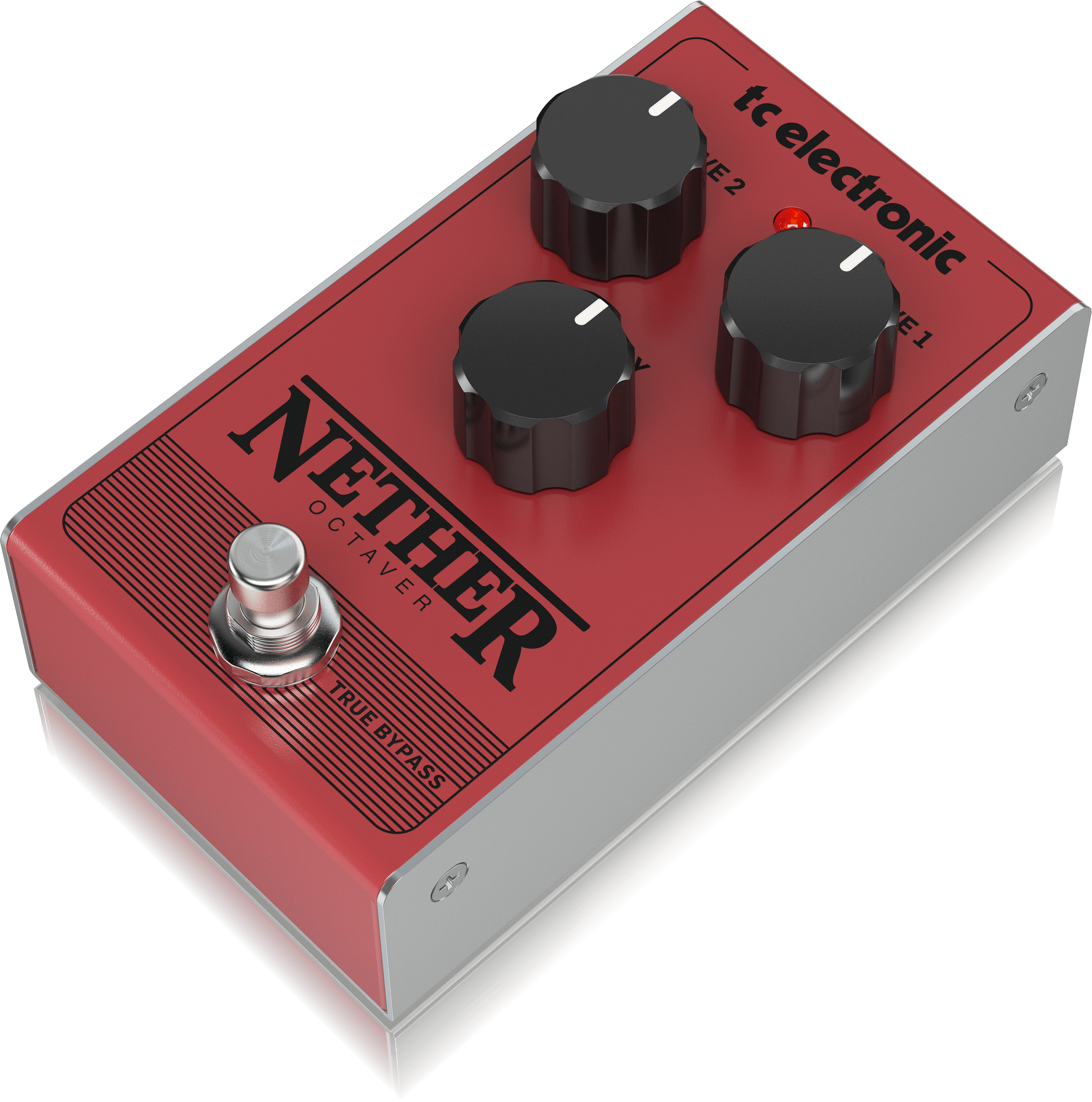 TC Electronic NETHER OCTAVER Pedal de octava totalmente analógico clásico con 1 o 2 octavas por debajo del original para añadir graves cálidos y profundos