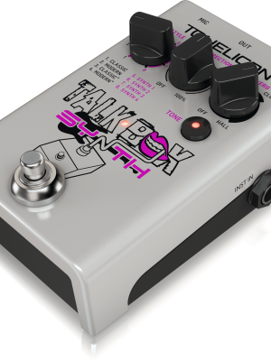 TC Electronic TALKBOX SYNTH Pedal de efectos con calidad de estudio para guitarra, efectos Talkbox y pulido de tono vocal