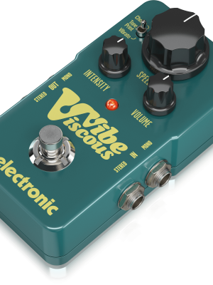 TC Electronic VICOUS VIBE pedal de vibración para recrear el legendario sonido "Shin-Ei Uni-Vibe" con tecnología TonePrint integrada.