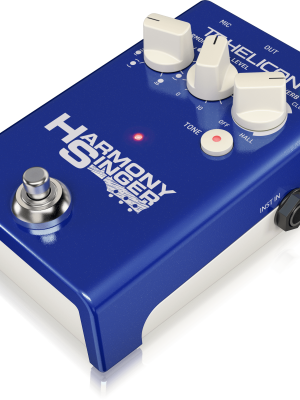 TC Helicon HARMONY SINGER 2 Pedal de efectos vocales a batería con armonía, reverberación y tono controlados por guitarra