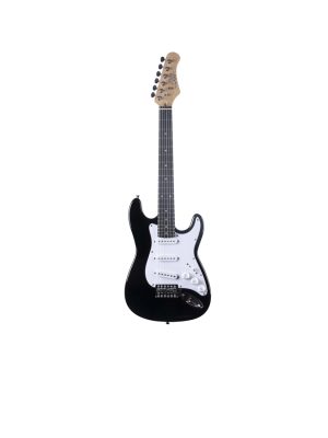 EKO ST-100 3/4 Black Guitarra Electrica Stratocaster de menor escala