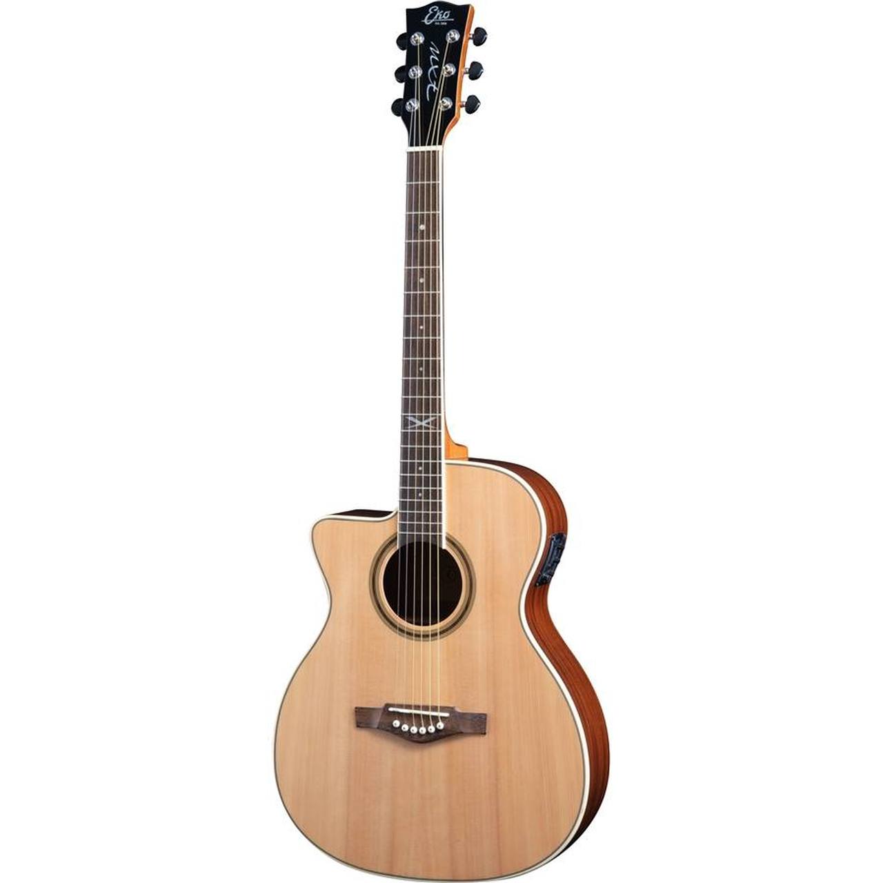 Eko NXT A100ce LH Natural Guitarra Electroacustica para Zurdos
