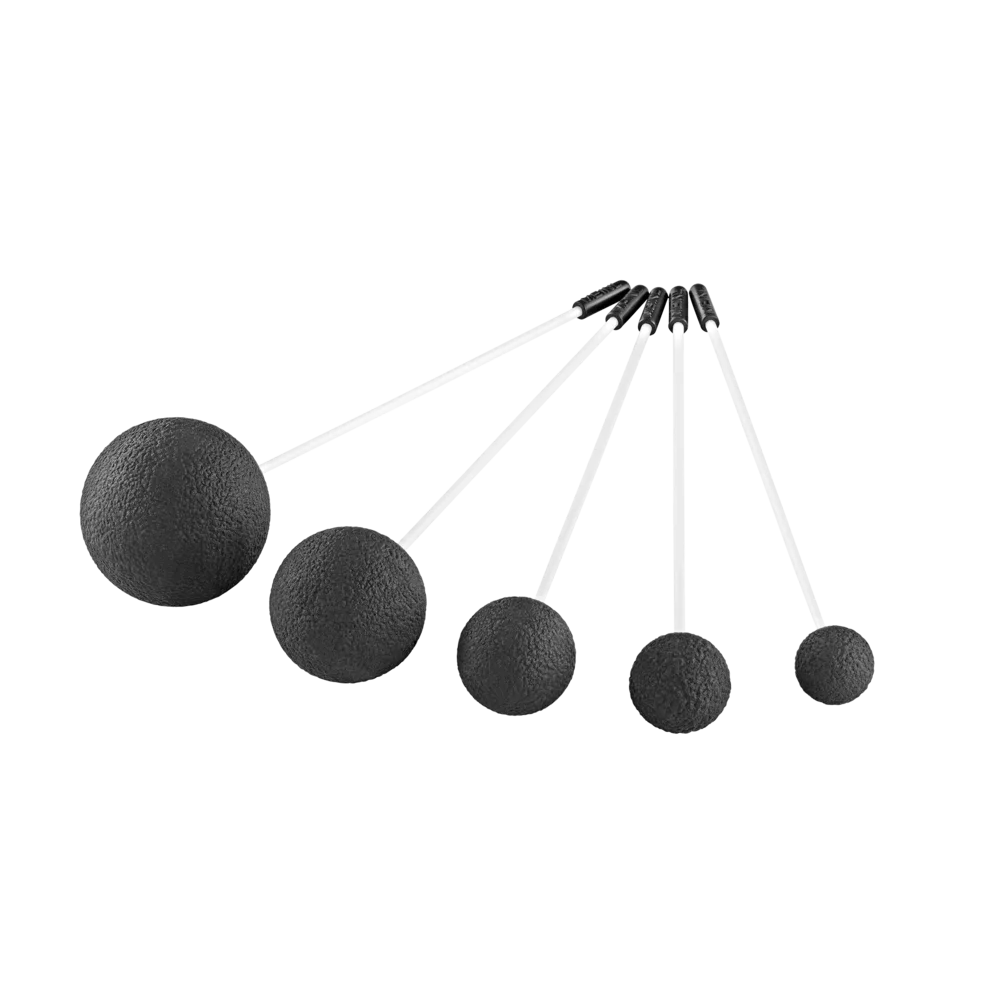 MEINL GRMSET5 Mazos resonantes de gong Juego de 5 mazos resonantes para gong