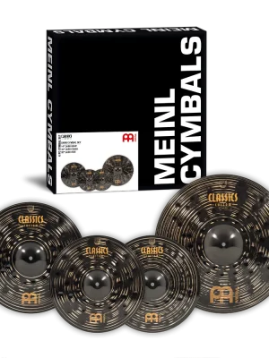 SET Platillos Meinl Classic Custom Dark 14" Dark Hihat 16" Dark Crash 20" Dark Ride CCD141620