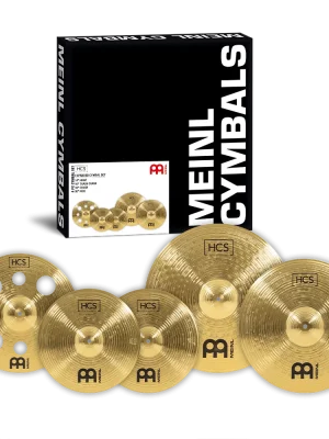 SET Platillos Meinl HCS 14" Hihat, 16" Crash, 18" Crash, 20" Ride HCS14161820