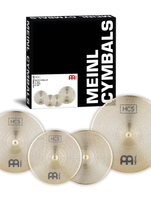 SET Platillos Meinl HCS Cymbal Set practica silenciosa Juego de platillos de 14", 16" y 20" PHCS141620