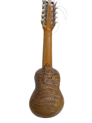Charango con Caja de Quina Tallado a mano tipo mulita