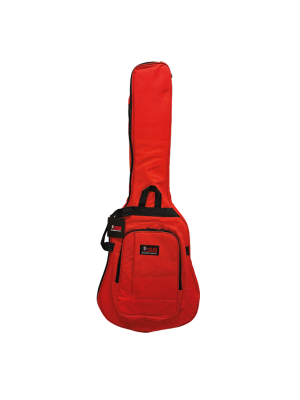 Funda Guitarra Acustica con 10mm de espesor Color Rojo Superbag SB10AGRD