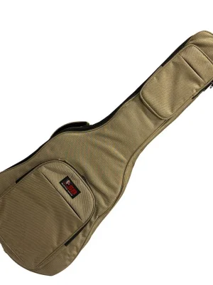 Funda Guitarra Acustica con 15mm de espesor Color Beige Marron Claro Superbag SB15AGBR