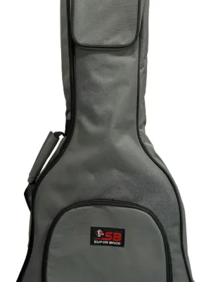 Funda Guitarra Acustica con 5mm de espesor Color Gris Superbag SB05AGGR