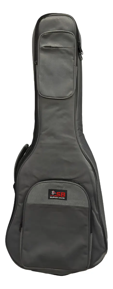 Funda Guitarra Criolla con 15mm de espesor Color Gris Superbag SB15CLGR