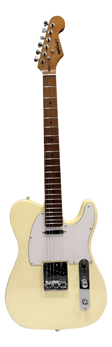 Guitarra Electrica Telecaster Rocket RTE-YL Color Crema