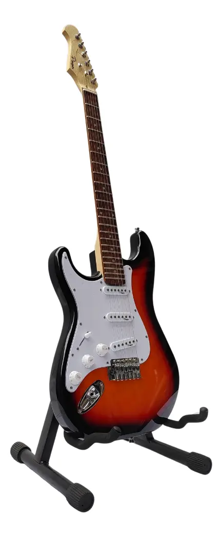 Guitarra Electrica para Zurdos Stratocaster Parquer Sunburst ST100SBL con funda - Image 2
