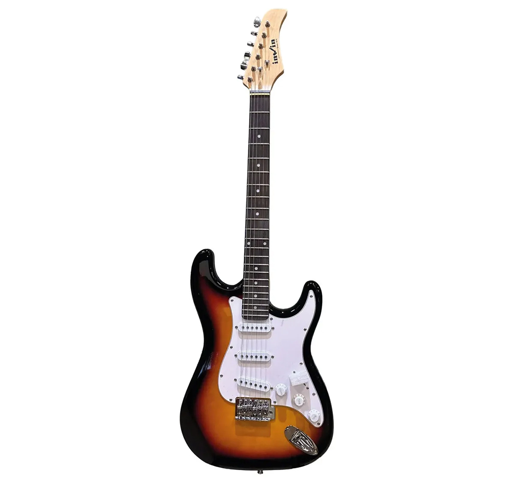 Kit Guitarra Electrica Stratocaster Inwin Pack con Amplificador + Accesorios Color Sunburst PACKSTSB - Image 3