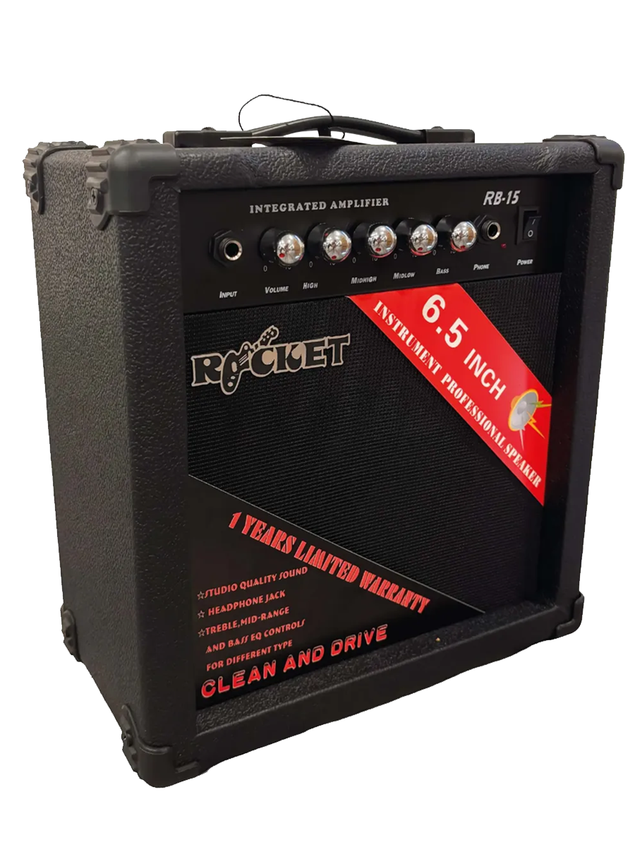 Amplificador para Bajo 15 Watts Rocket RB15