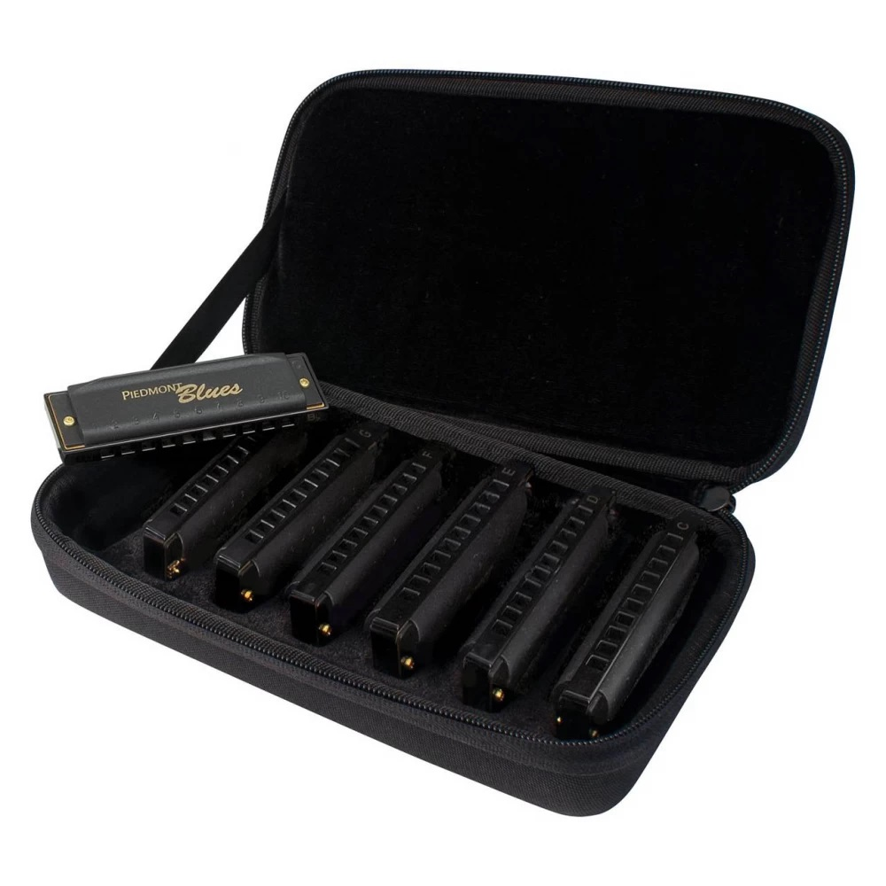 Set De Siete Armónicas Diatónica Hohner Piedmont Blues M91107s