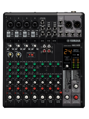 Yamaha MG10XCV Consola Mixer 10 canales con efectos