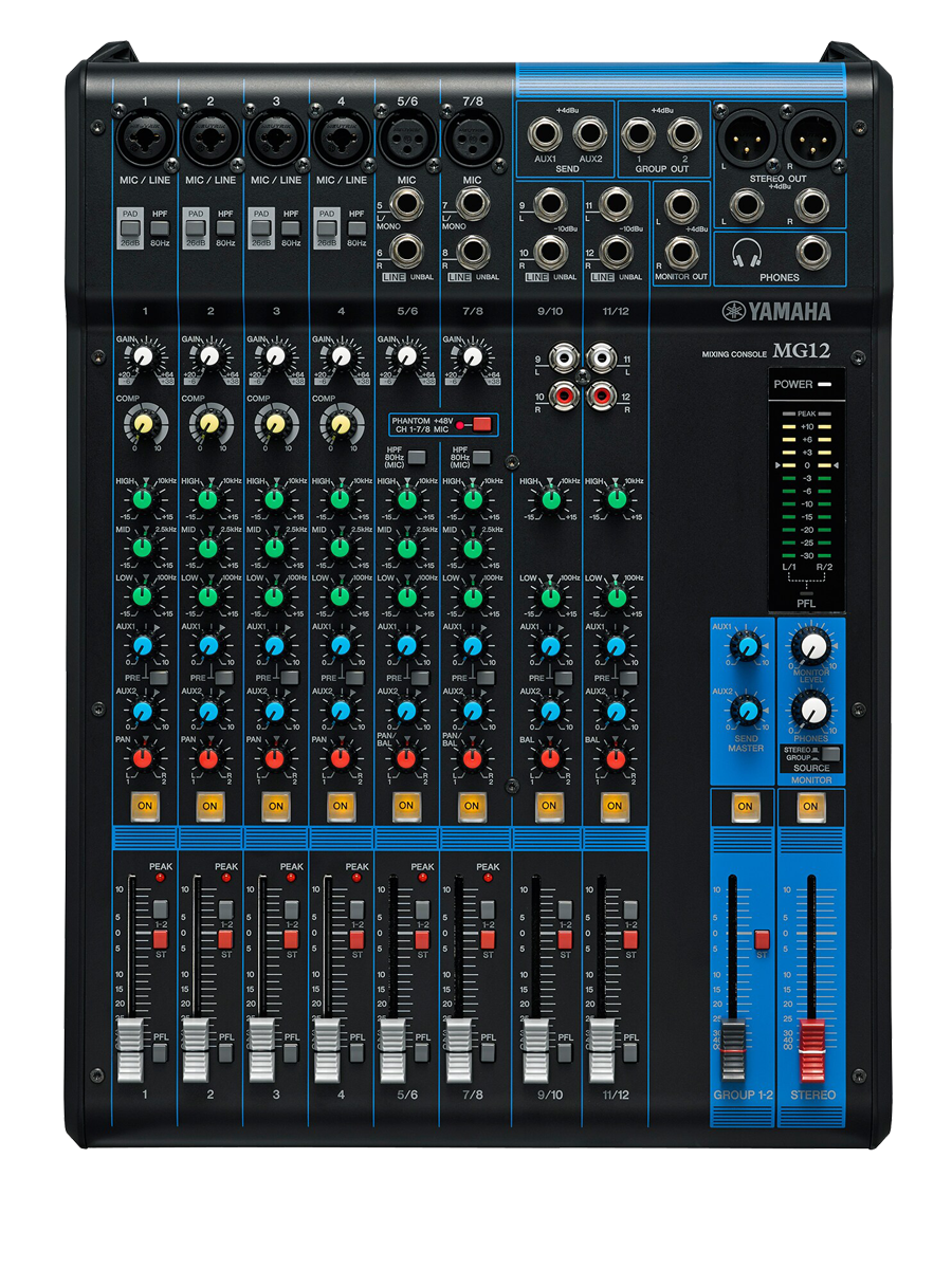 Yamaha MG12 Consola Mixer 12 canales