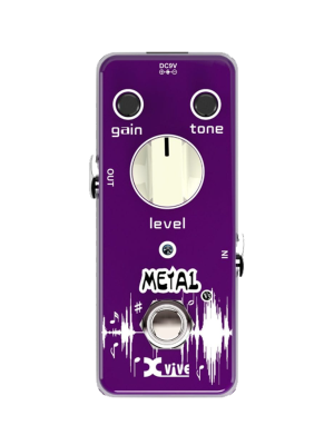 XVIVE V3 Metal Pedal para Guitarra Electrica Distorsion
